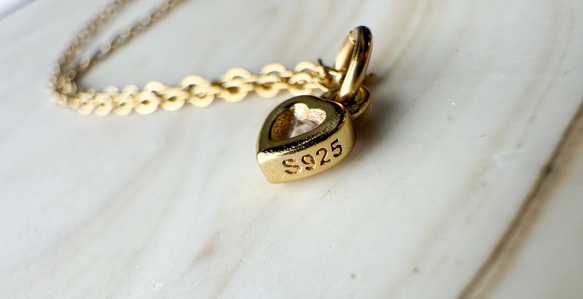 【ifumé】送料無料！極小ひと粒ハートのネックレス サージカルステンレス SV925 5枚目の画像