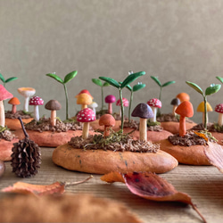 9836.bud 粘土のきのこ 7枚目の画像