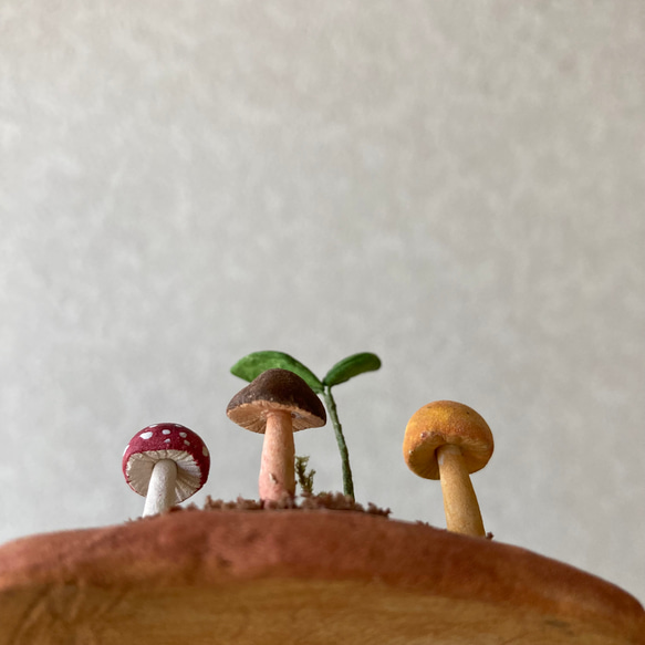 9838.bud 粘土のきのこ 5枚目の画像