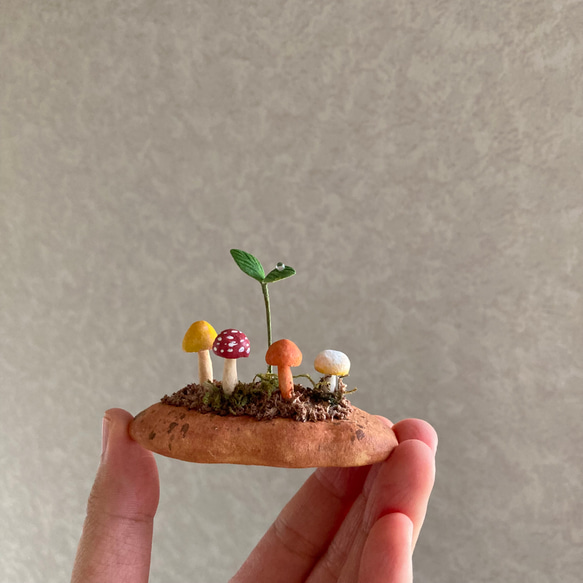 9840.bud 粘土のきのこ 6枚目の画像