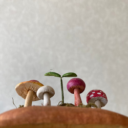 9841.bud 粘土のきのこ 5枚目の画像