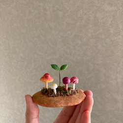 9841.bud 粘土のきのこ 6枚目の画像