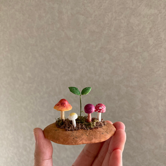 9841.bud 粘土のきのこ 6枚目の画像