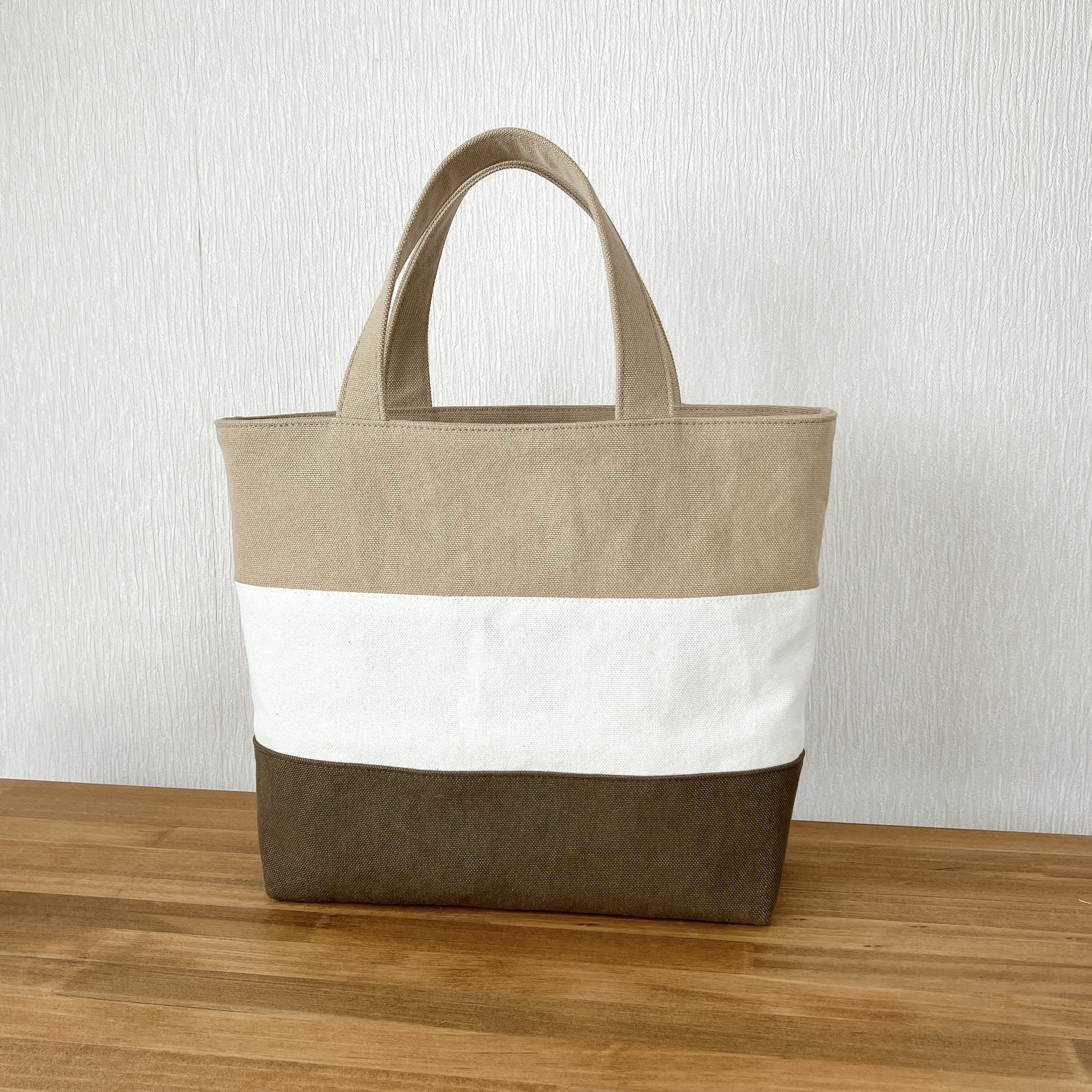 ウォッシュ加工帆布のデイリートート（Cookie）