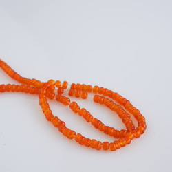 (5g) 10/0 フランス製 ヴィンテージ シードビーズ　キャロットオレンジ 3枚目の画像