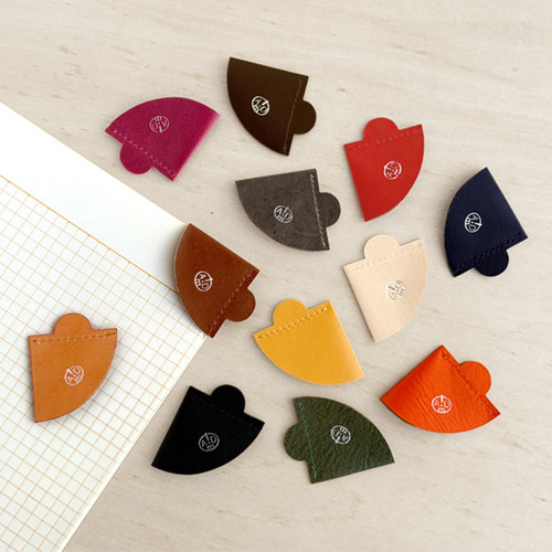 2通りの使い方ができる本革しおり2枚セット 無料ラッピング しおり