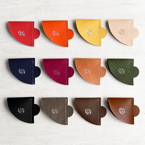 2通りの使い方ができる本革しおり2枚セット 無料ラッピング しおり