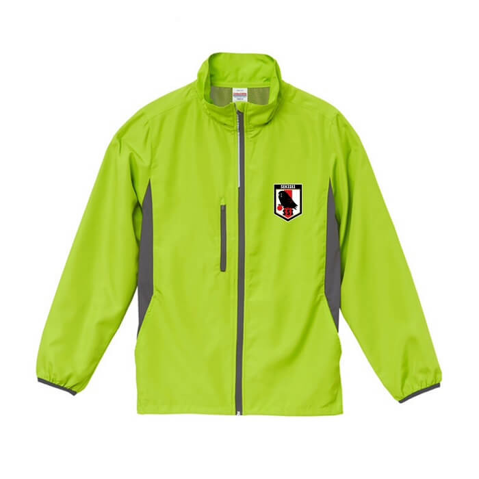 インコ マイクロリップストップ スタンド ジャケット 「セキセイ代表エンブレム」【受注生産】