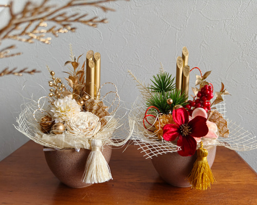 美濃焼のお洒落ミニ門松 正月飾り Creema限定お正月2026 お正月