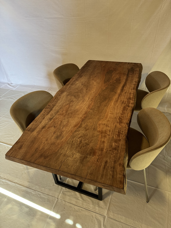 (8月末まで)　一枚板　ダイニングテーブル　ボセ ボセ一枚板テーブル ダイニングテーブル ichi crafters 通販 19921196