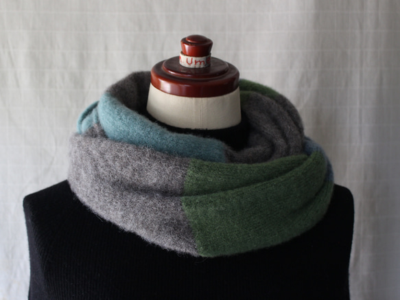 ふわふわ♪ベビーアルパカのニットスヌード 4枚目の画像