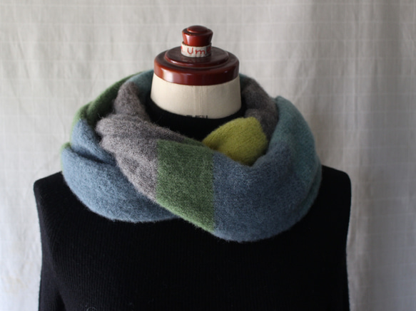 ふわふわ♪ベビーアルパカのニットスヌード 3枚目の画像