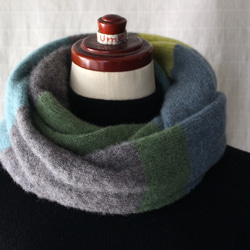 ふわふわ♪ベビーアルパカのニットスヌード 1枚目の画像