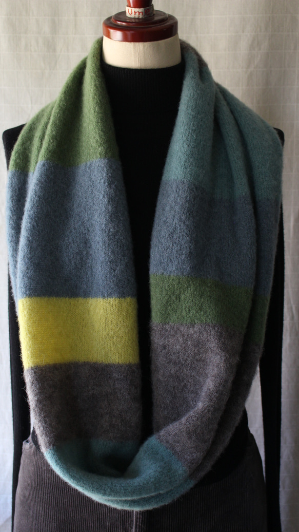 ふわふわ♪ベビーアルパカのニットスヌード 5枚目の画像