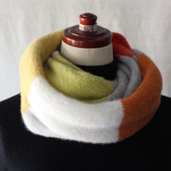 ふわふわ♪ベビーアルパカのニットスヌード 4枚目の画像