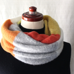 ふわふわ♪ベビーアルパカのニットスヌード 3枚目の画像