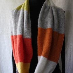 ふわふわ♪ベビーアルパカのニットスヌード 9枚目の画像