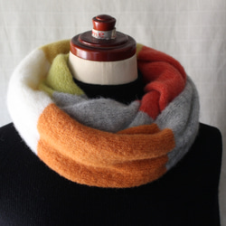 ふわふわ♪ベビーアルパカのニットスヌード 5枚目の画像