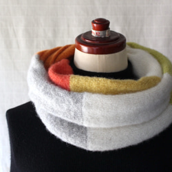 ふわふわ♪ベビーアルパカのニットスヌード 2枚目の画像