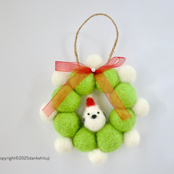 フェルト、羊毛 リース のおすすめ人気通販｜Creema(クリーマ) 国内