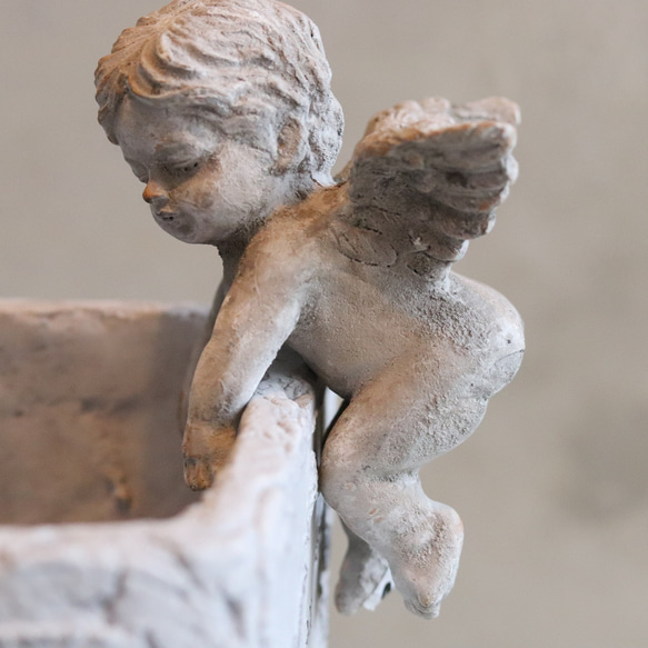 置物 エンジェルハンギング 鉢にかける 玄関に掛ける オブジェ