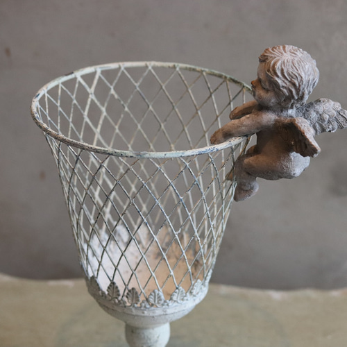 置物 エンジェルハンギング 鉢にかける 玄関に掛ける オブジェ