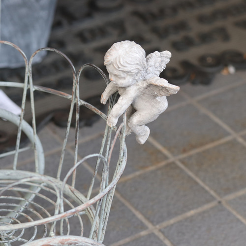 置物 エンジェルハンギング 鉢にかける 玄関に掛ける オブジェ