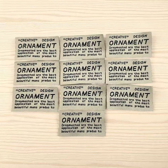 タグ 10枚セット 英字デザイン ハンドメイド 手芸 タグ ラベル 衣類 バッグ 装飾 縫い付け pt-2933 8枚目の画像