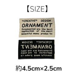 タグ 10枚セット 英字デザイン ハンドメイド 手芸 タグ ラベル 衣類 バッグ 装飾 縫い付け pt-2933 5枚目の画像