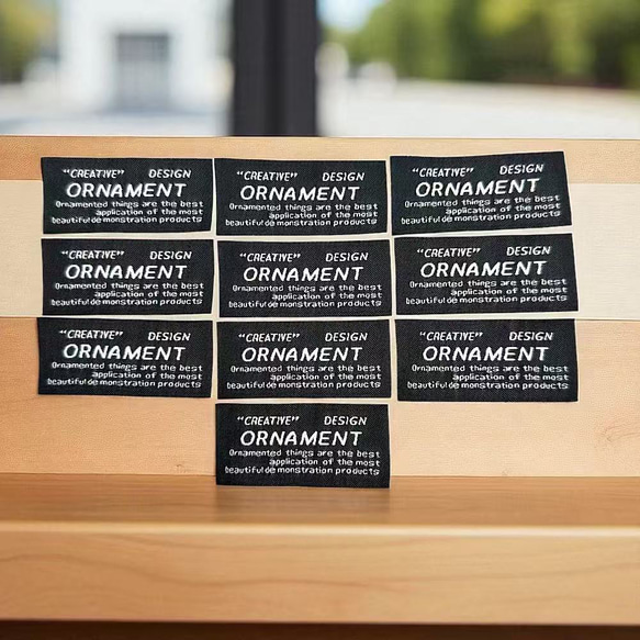 タグ 10枚セット 英字デザイン ハンドメイド 手芸 タグ ラベル 衣類 バッグ 装飾 縫い付け pt-2933 9枚目の画像