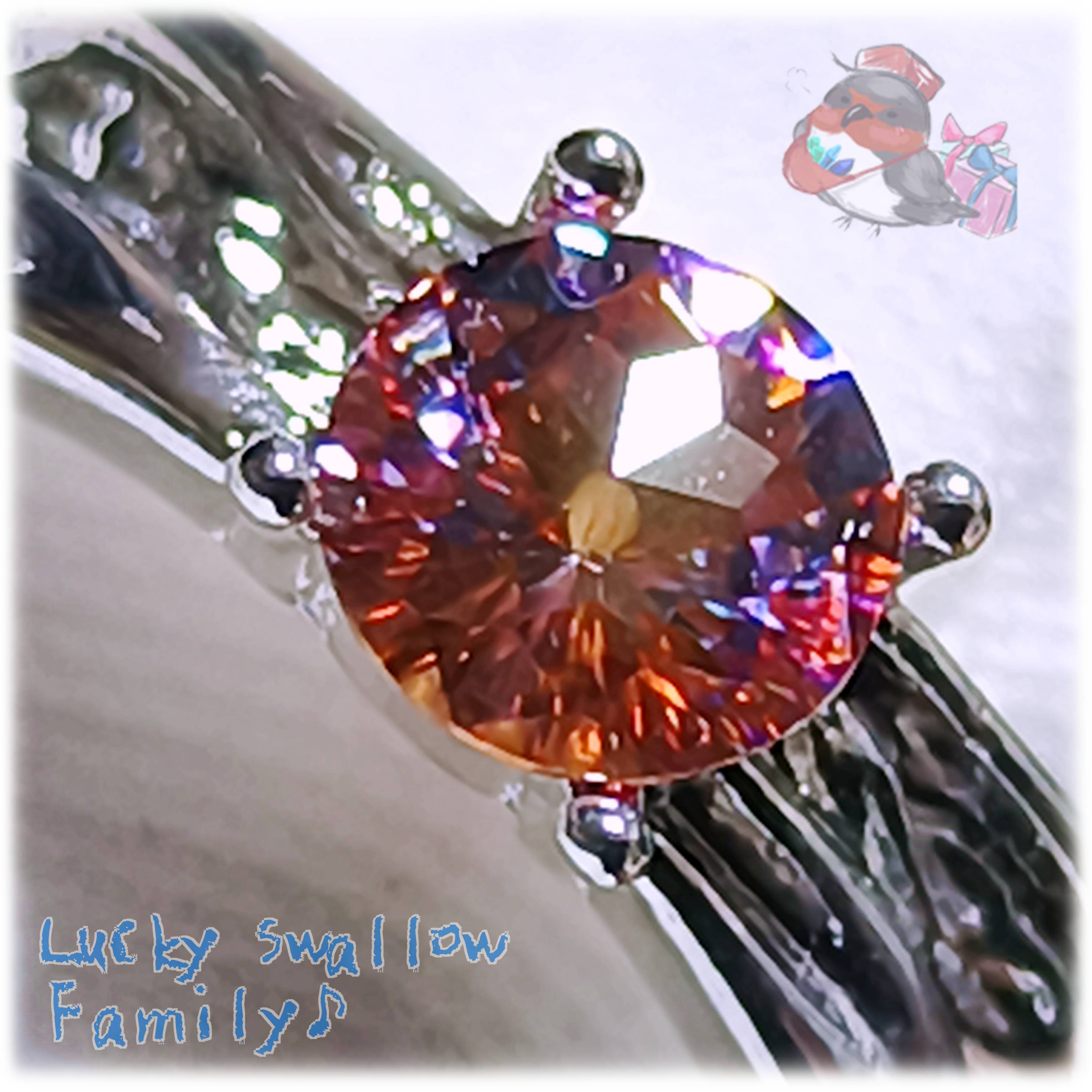 ◆ 高級品 6 mm ” 幻想鉱石：ハロウィン クリスタライズ ”  ラウンド 人工強化宝石 ジルコニア ルース7133