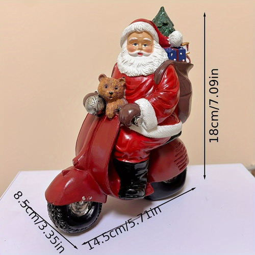 置物 オブジェ ガーデンオーナメント バイクに乗っている