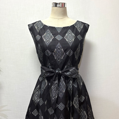 着物リメイク　ジャンパースカート　ノースリーブワンピース　ロング　2WAY 着物リメイク ロングワンピース ジャンパースカート 2WAY ロング