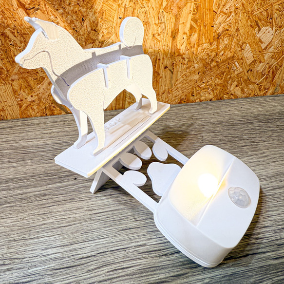 人感センサーで光る　シルエットランプ　第１弾　犬　全７種 9枚目の画像