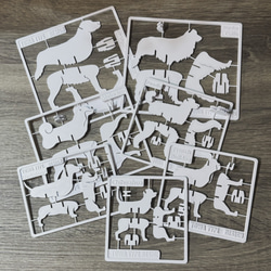 人感センサーで光る　シルエットランプ　第１弾　犬　全７種 4枚目の画像