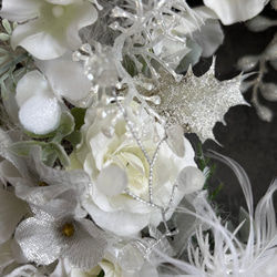 フローズン・ジュエルリース ～ アーティフィシャルフラワー（造花リース）光触媒加工 9枚目の画像