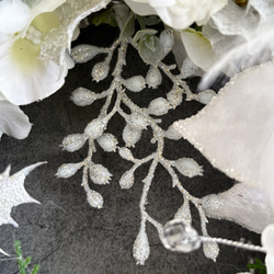 フローズン・ジュエルリース ～ アーティフィシャルフラワー（造花リース）光触媒加工 7枚目の画像