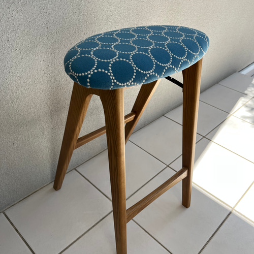 ミナペルホネン タンバリン dop ブルー 折りたたみ式 ハイスツール ミナペルホネン タンバリン dop ブルー 折りたたみ式 ハイチェア