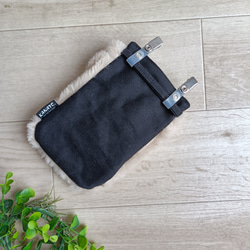 大人の移動ポケット　マイポケット　ふわふわコーデ ふわふわバック　ファーバック　フェイクファー もこもこポケット　ポケッ 4枚目の画像