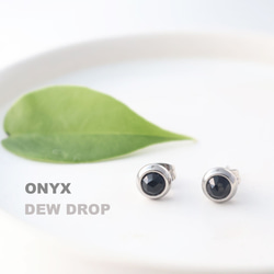 STUDIO TENTEN シルバー825リング オニキス 天然石 ピアス付き 91d06e22e0a57d84469f87279dfca4