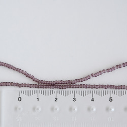 (5g) 11/0 フランス製 ヴィンテージ シードビーズ　プルーン 5枚目の画像