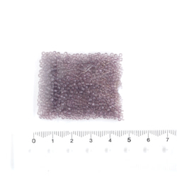 (5g) 11/0 フランス製 ヴィンテージ シードビーズ　プルーン 7枚目の画像