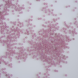(5g) 12/0 フランス製 ヴィンテージ シードビーズ　ミスティピンク 4枚目の画像