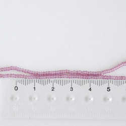 (5g) 12/0 フランス製 ヴィンテージ シードビーズ　ミスティピンク 5枚目の画像