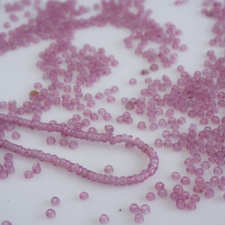 (5g) 12/0 フランス製 ヴィンテージ シードビーズ　ミスティピンク 1枚目の画像