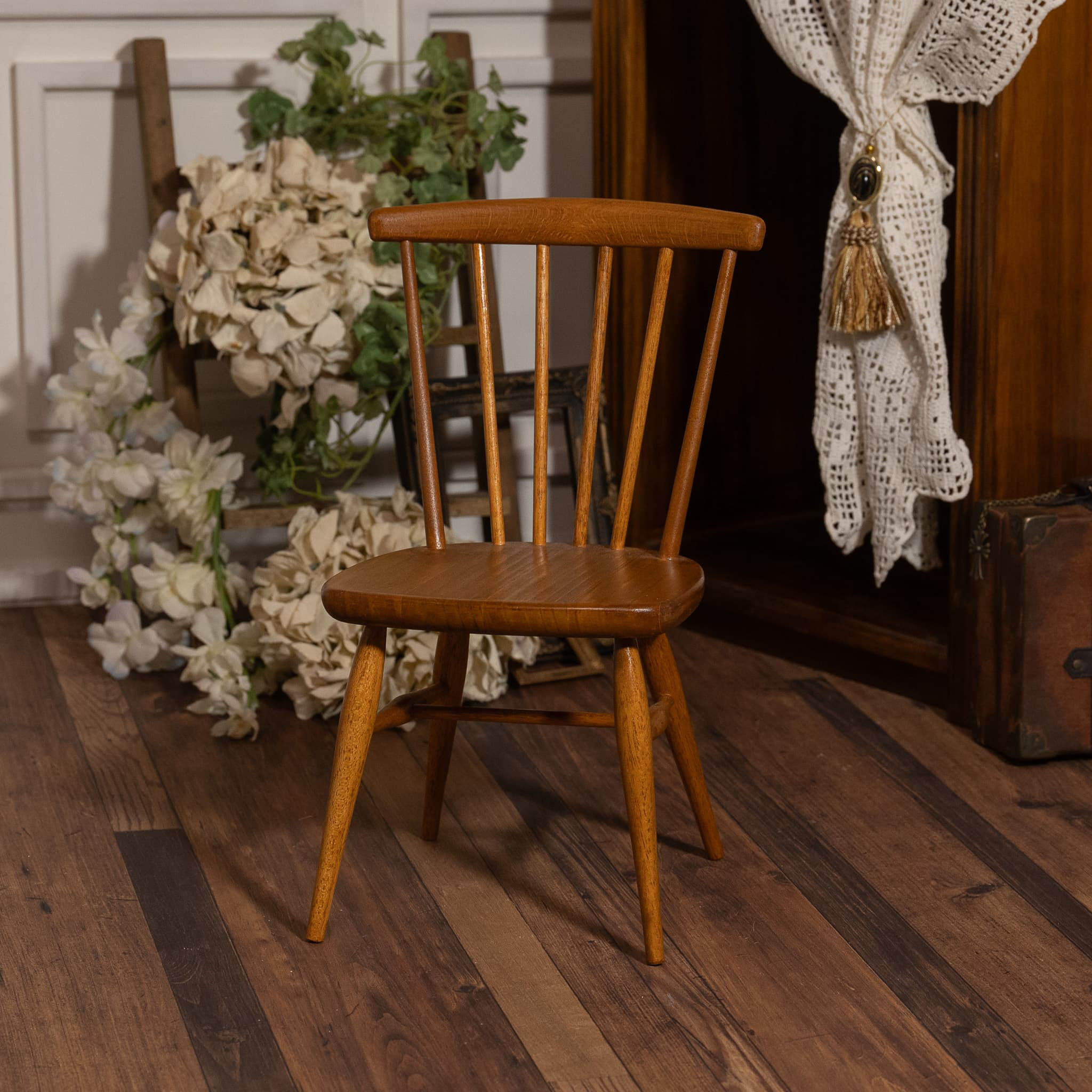 54㎝ドール用ウインザーチェア2025　キャラメル