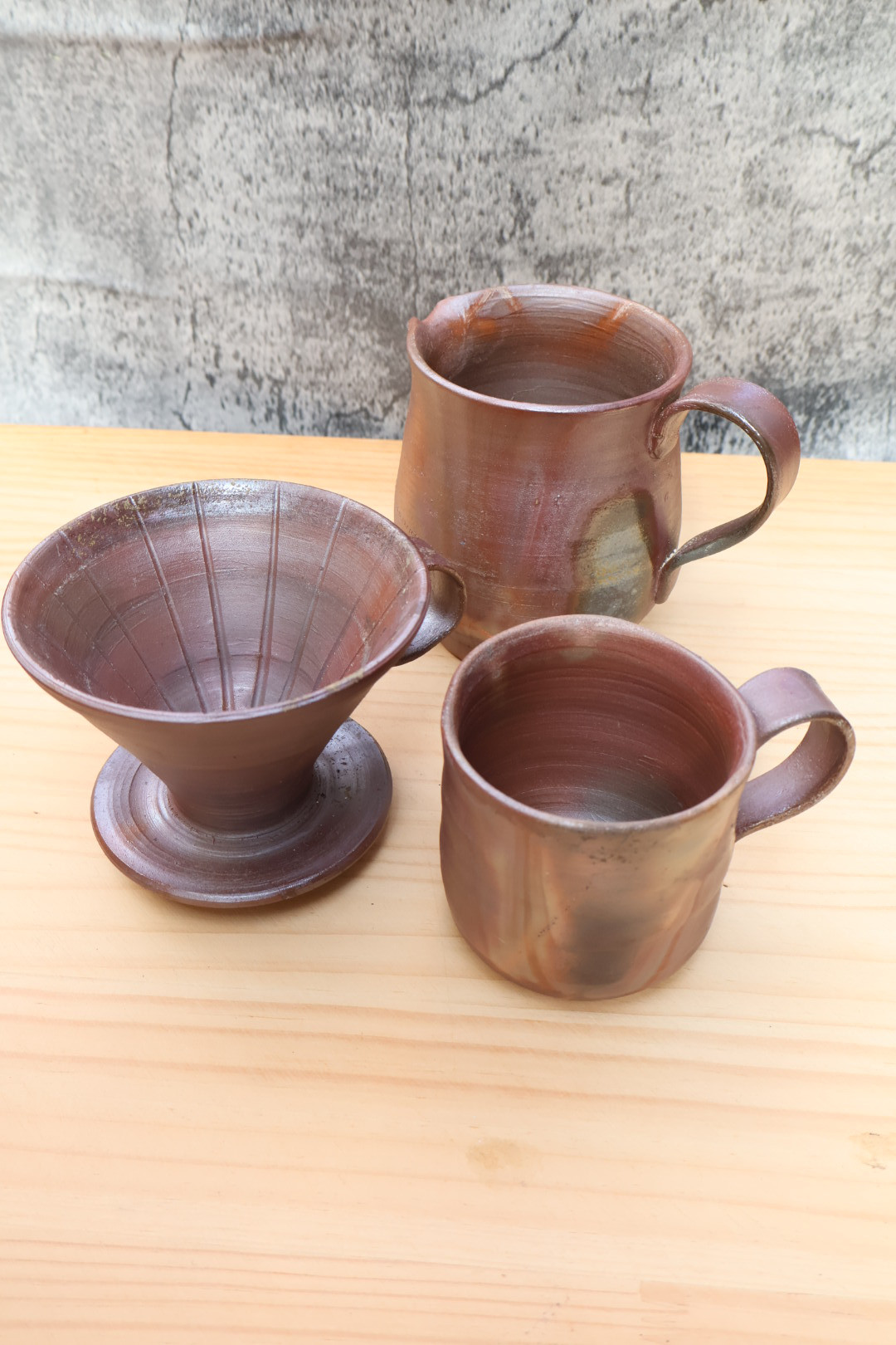 【備前焼】コーヒードリッパー3つセット