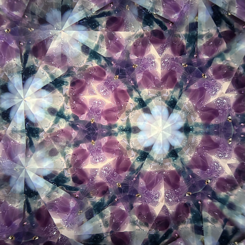 万華鏡「宵の窓」 ｜秋 ステンドグラス クリスマスギフト 夜空