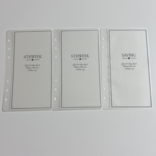 savingバインダー ましかくバインダーリフィル6 ましかくリフィル6枚セット シンプル バインダー貯金 saving 韓国