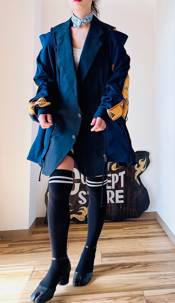 【美品】リメイクトラックジャケット 楽天市場】ジャージ トラックジャケット メンズ レディース 長袖